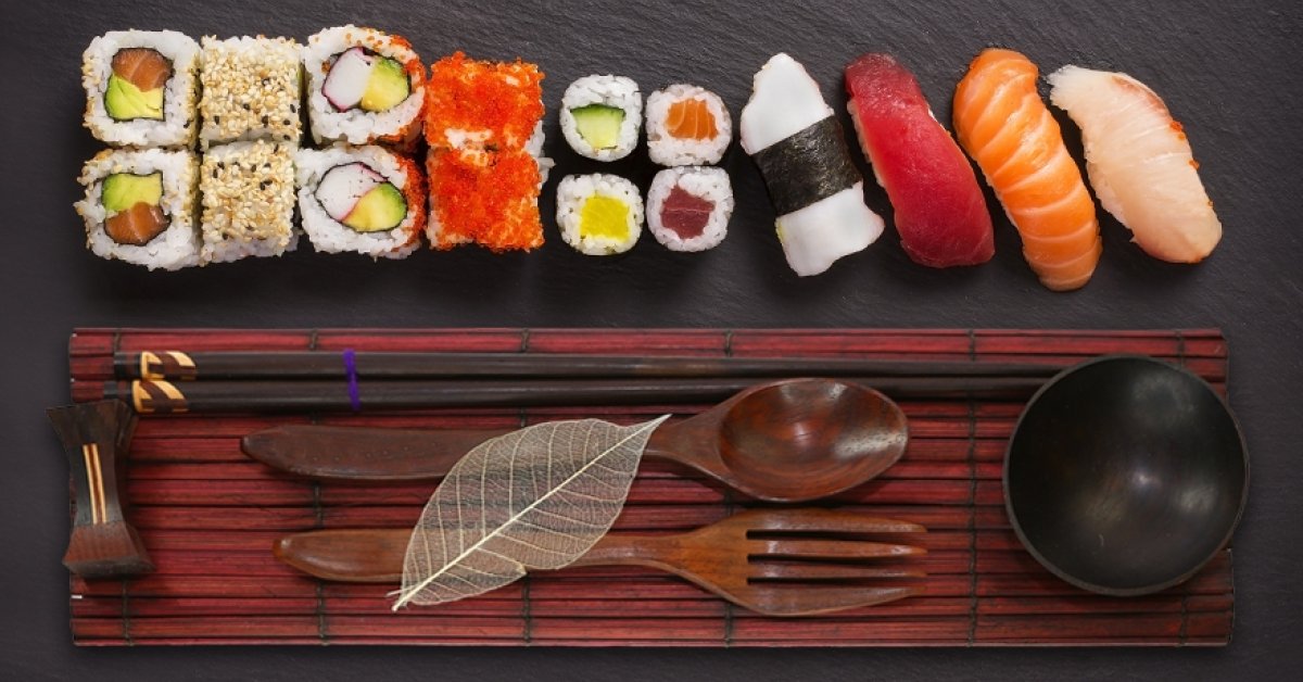 6 részes sushi készítő szett