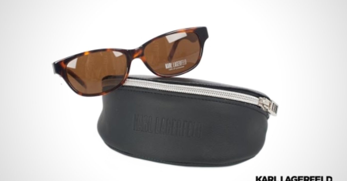 Karl Lagerfeld - barna mintás napszemüveg