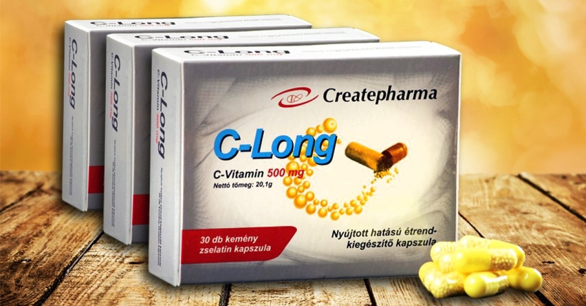 3 doboz C-Long C-vitamin 