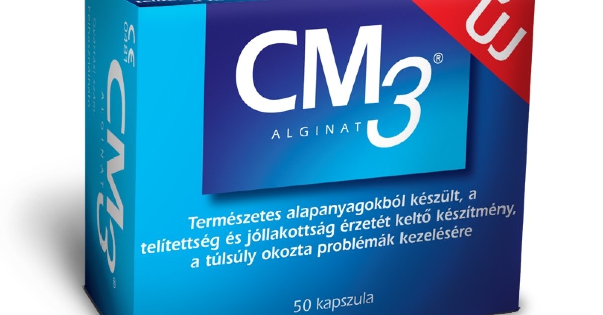A CM3® Alginat segít, hogy kevesebbet egyél