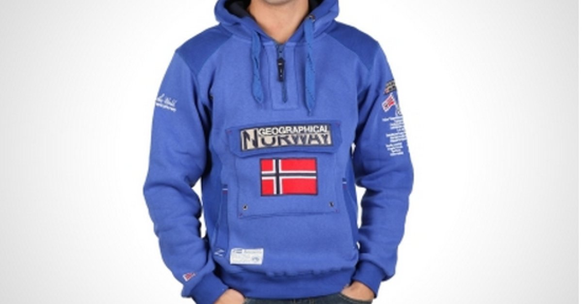 Geographical Norway - kék, L-es méret