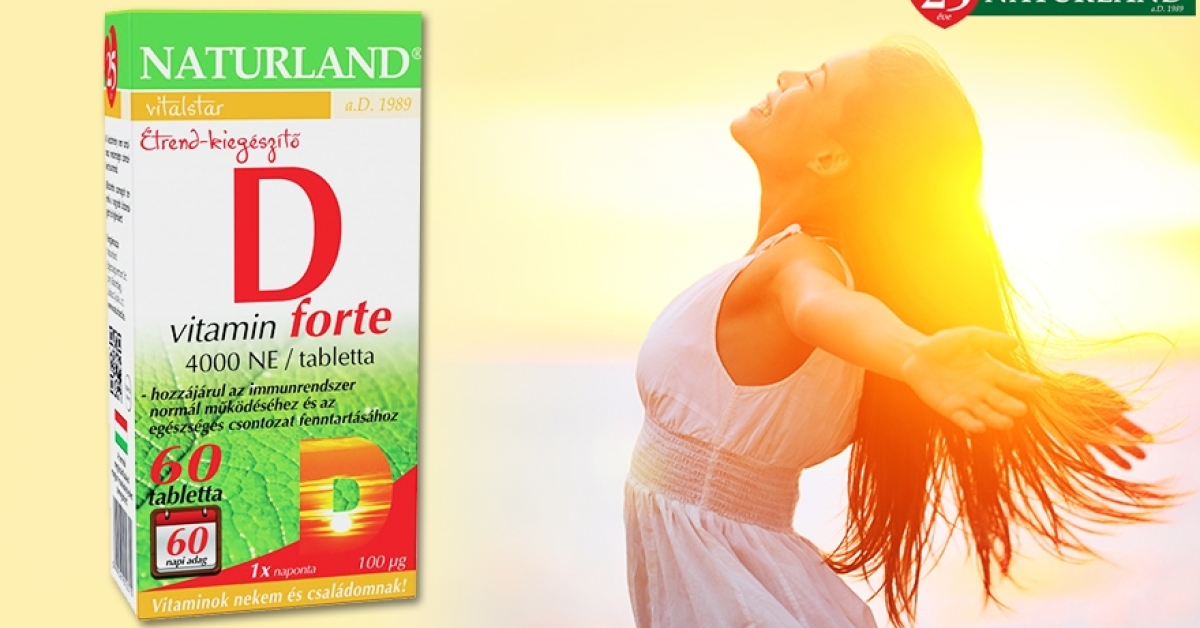 D-vitamin Forte tabletta 60 db