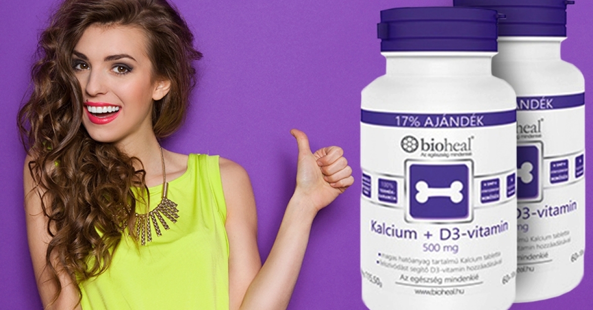500 mg Kalcium + D3-vitamin 