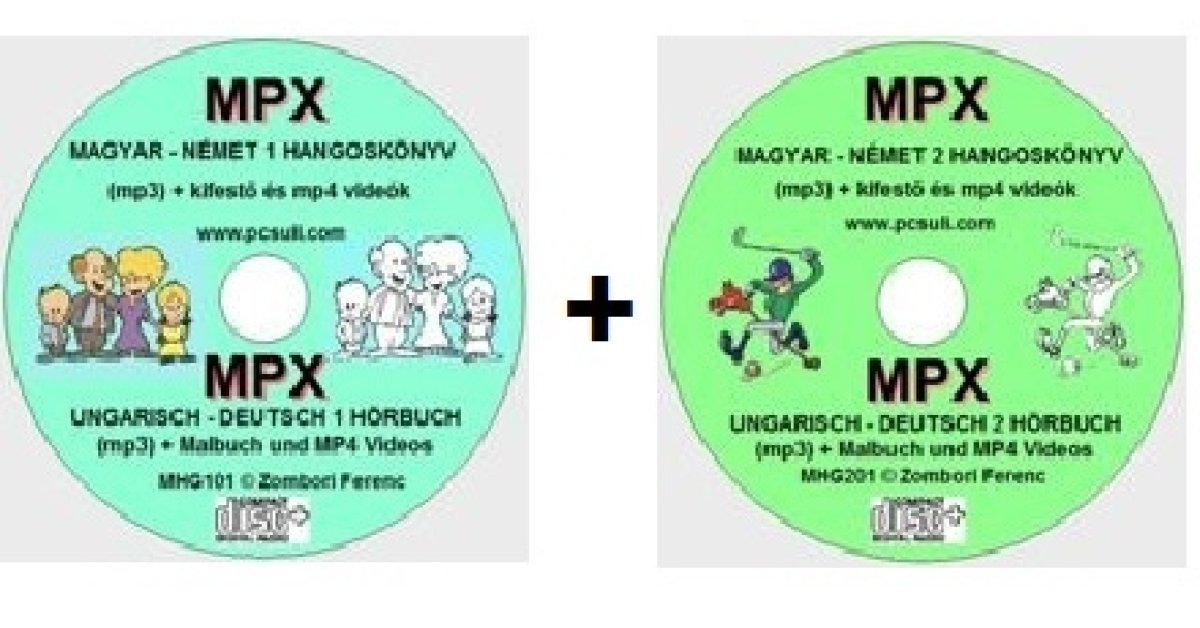 MPX Magyar-Német1 + MPX Magyar-Német2 hangoskönyv