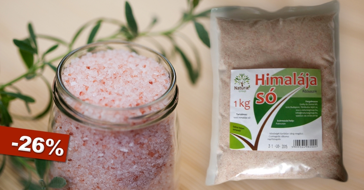 1 kg-os Himalája só
